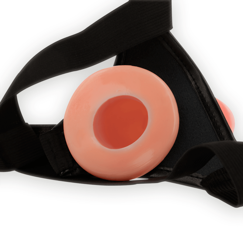 Intense Harness With 7 Inch Hollow Dildo - Loveangels
