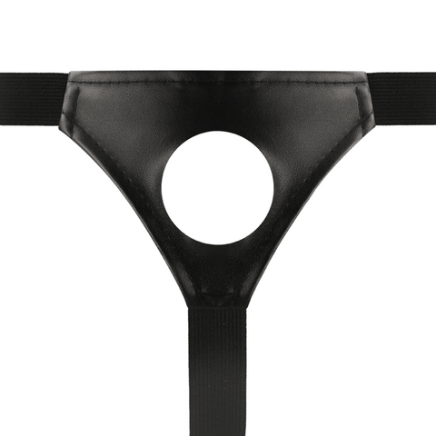 Intense Harness With 7 Inch Hollow Dildo - Loveangels