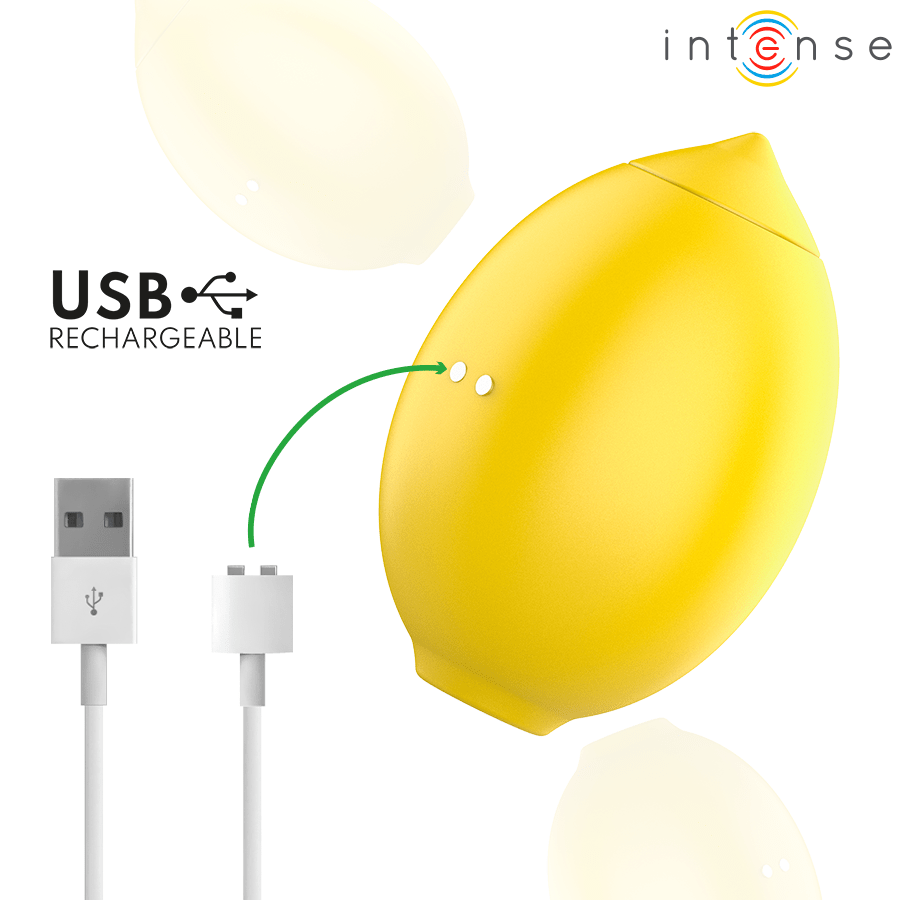 Intense Moni Lemon Air Pulse Clitoral Stimulator - Loveangels
