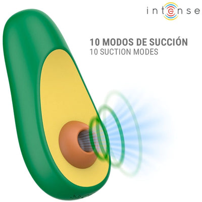 Intense Waki Avocado Air Pulse Clitoral Stimulator - Loveangels
