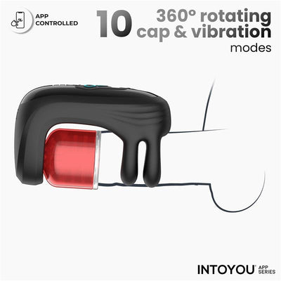 Into You App Series Torky Compressing Rotating Masturbator with App - Loveangels