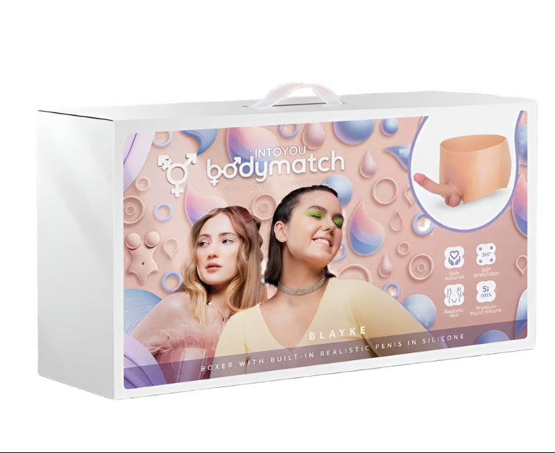 Into You Bodymatch Blayke Boxers With Built In 18cm Penis - Loveangels