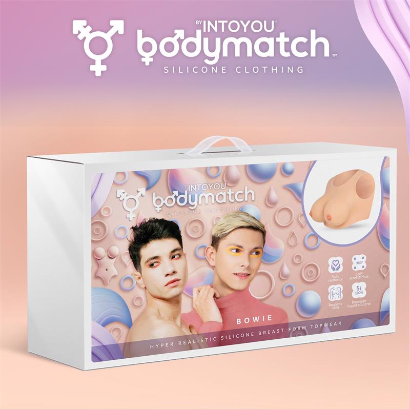 Into You Bodymatch Bowie Realistic Breast Form Liquid Silicone C Cup - Loveangels