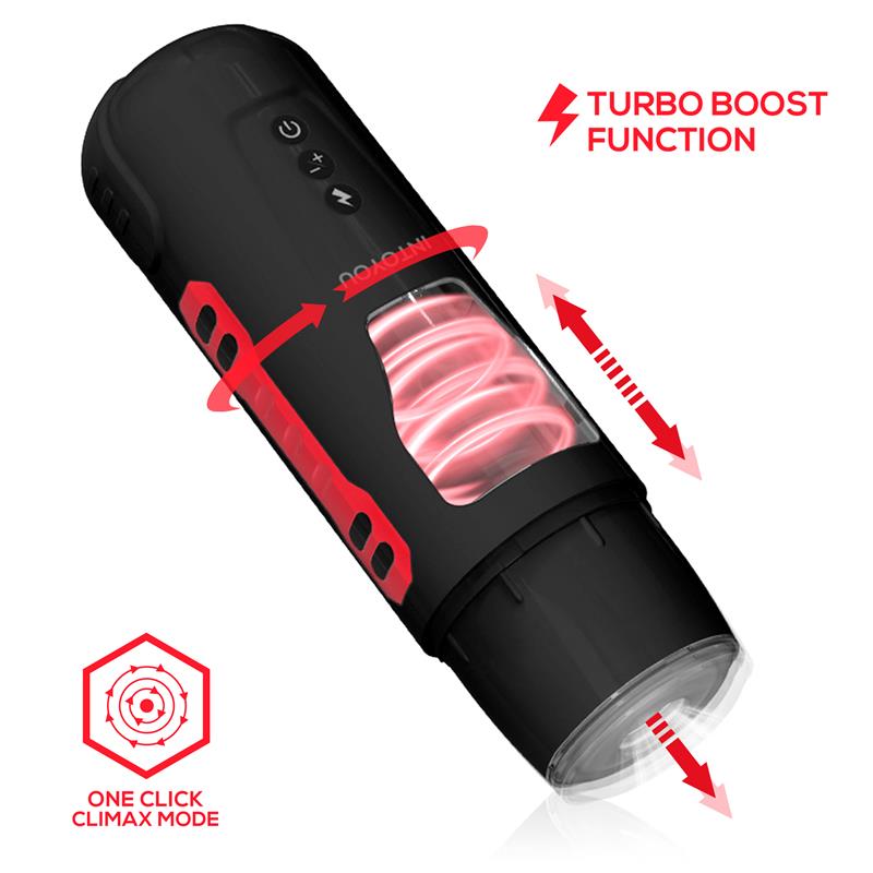 Into You Pyro Advanced Vibrating Thrusting Rotating Masturbator - Loveangels