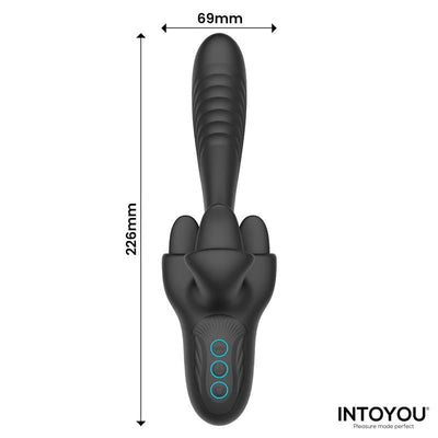 Into You Triton Triple Licking Tongue Vibrator - Loveangels
