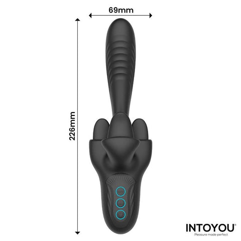 Into You Triton Triple Licking Tongue Vibrator - Loveangels