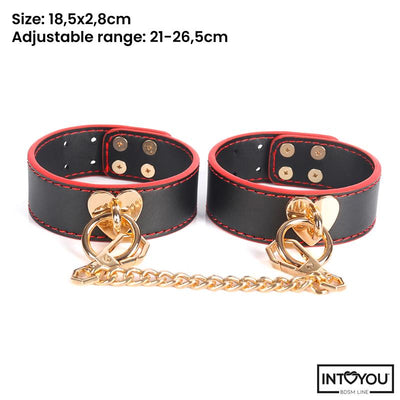 IntoYou 8pc Black And Red Bondage Set - Loveangels