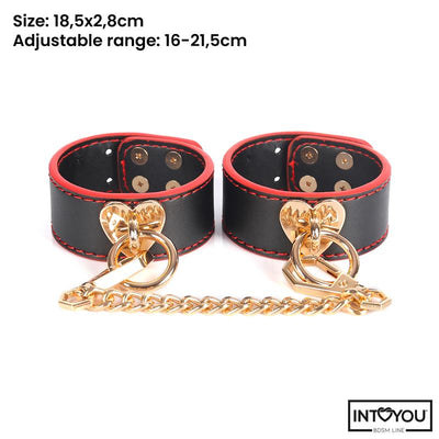 IntoYou 8pc Black And Red Bondage Set - Loveangels