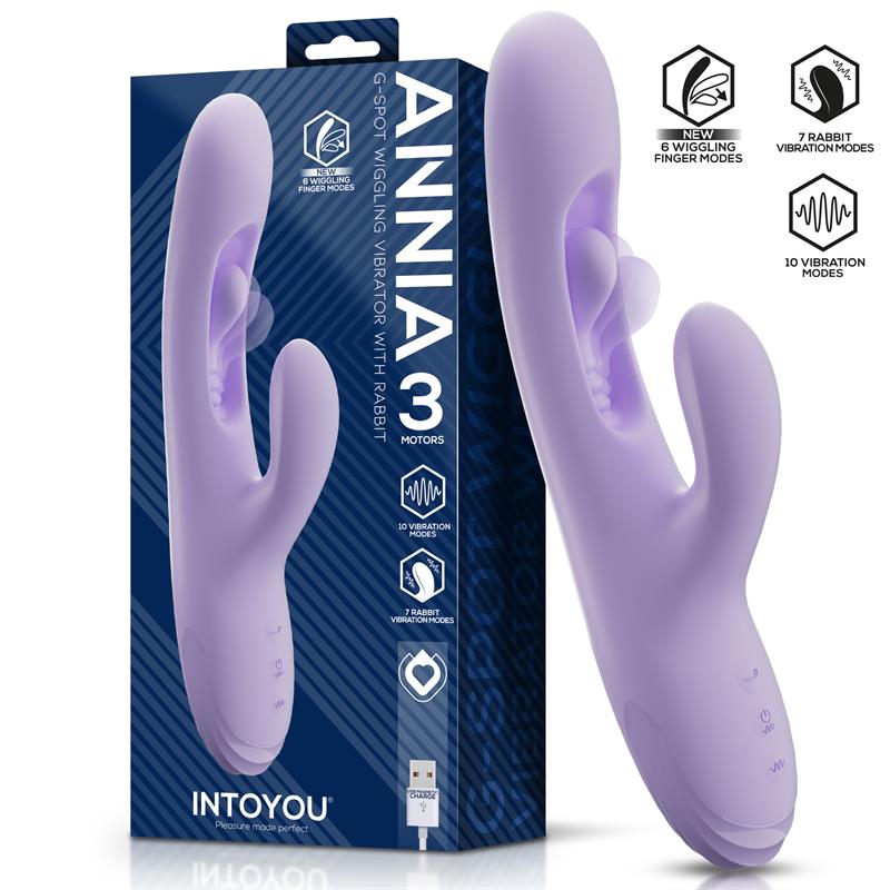 IntoYou Annia Rabbit Vibrator With Internal Wriggling - Loveangels
