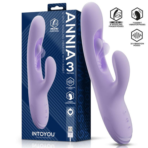 IntoYou Annia Rabbit Vibrator With Internal Wriggling - Loveangels