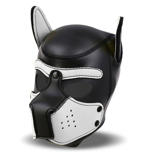 IntoYou Black And White Neoprene Dog Hound Hood - Loveangels