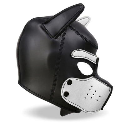 IntoYou Black And White Neoprene Dog Hound Hood - Loveangels