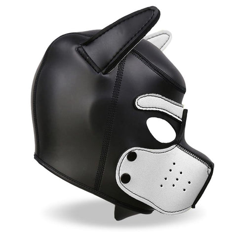 IntoYou Black And White Neoprene Dog Hound Hood - Loveangels