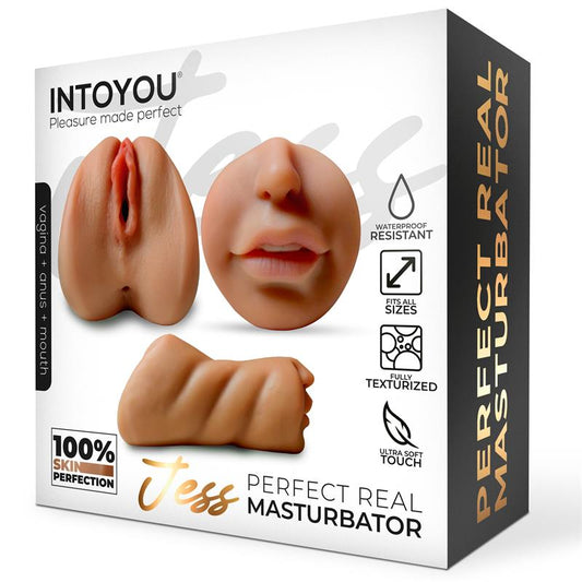 IntoYou Jess Realistic Masturbator With 3 Holes - Loveangels
