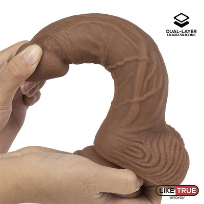 IntoYou Like True Dual Layer Silicone Dildo 8.25 Inch - Loveangels