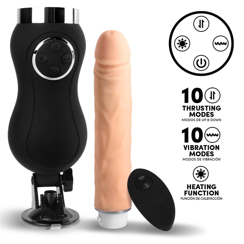 IntoYou Remote Control BDSM Line Sex Machine With Vibration, Thrusting And Heating - Loveangels