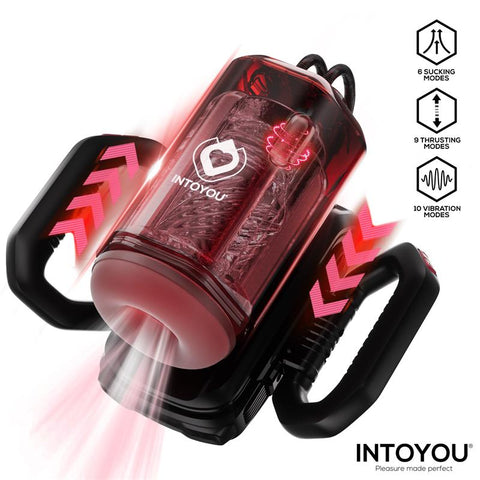 IntoYou Vexor 3 in 1 Male Masturbator Sucking, Thrusting and Vibrator - Loveangels
