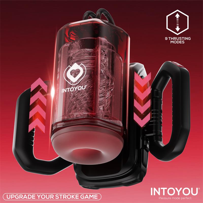IntoYou Vexor 3 in 1 Male Masturbator Sucking, Thrusting and Vibrator - Loveangels