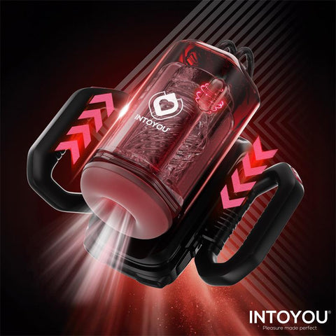 IntoYou Vexor 3 in 1 Male Masturbator Sucking, Thrusting and Vibrator - Loveangels