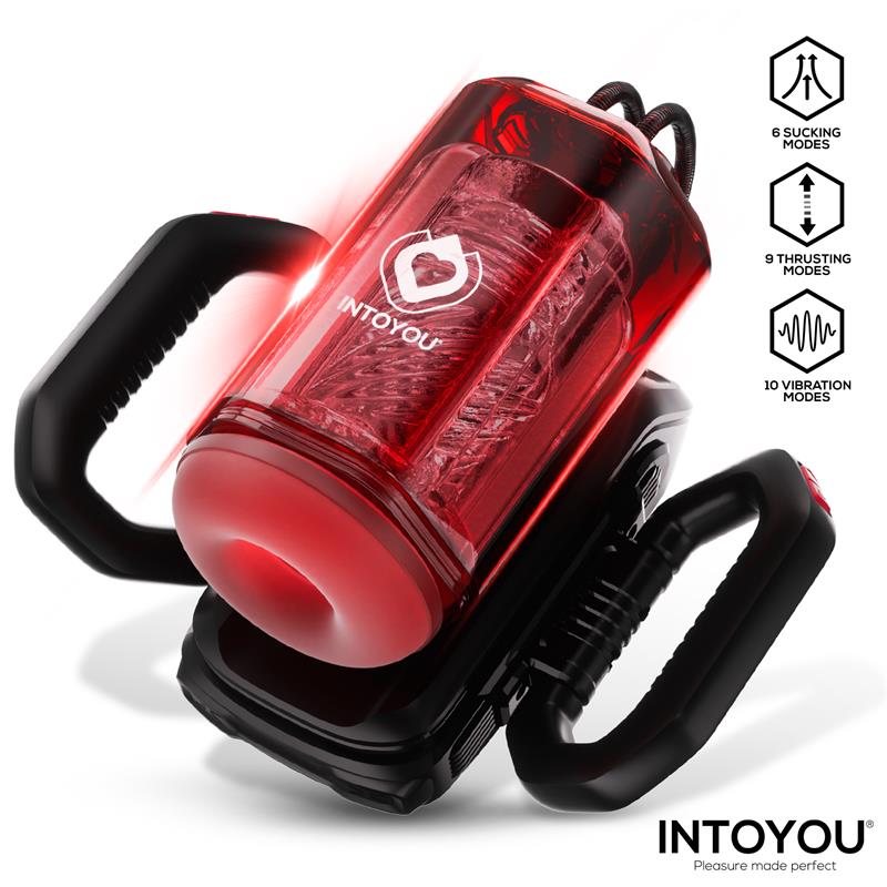 IntoYou Vexor 3 in 1 Male Masturbator Sucking, Thrusting and Vibrator - Loveangels