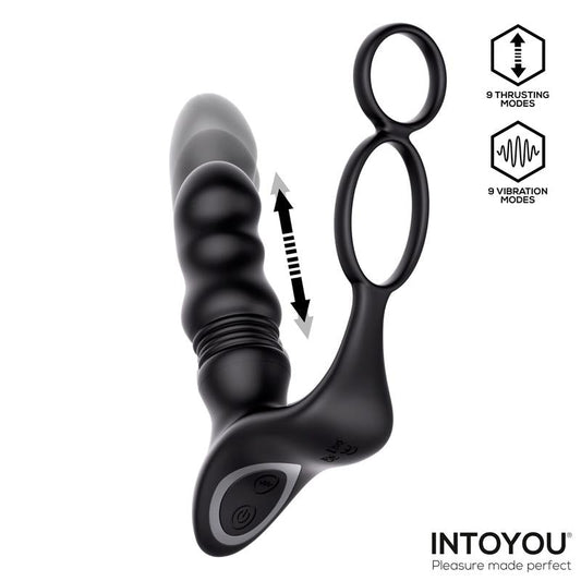 IntoYou Womp Thrusting Prostate Massager With Remote - Loveangels
