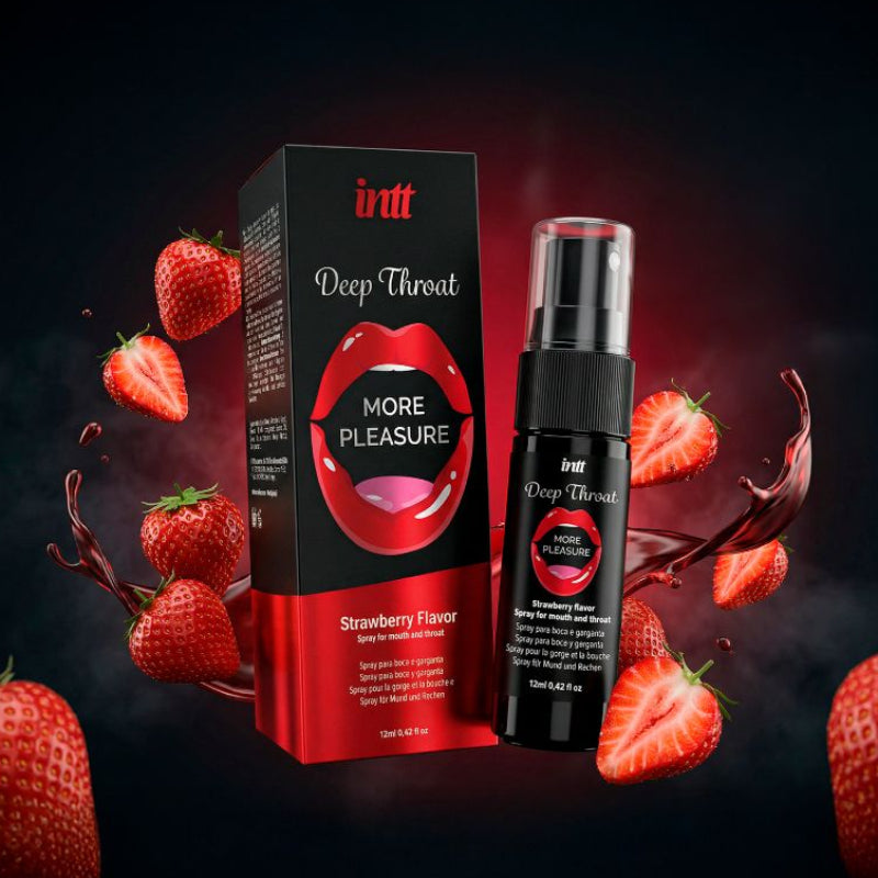 INTT - Spray Deep Throat Strawberry - 12 ml - Loveangels