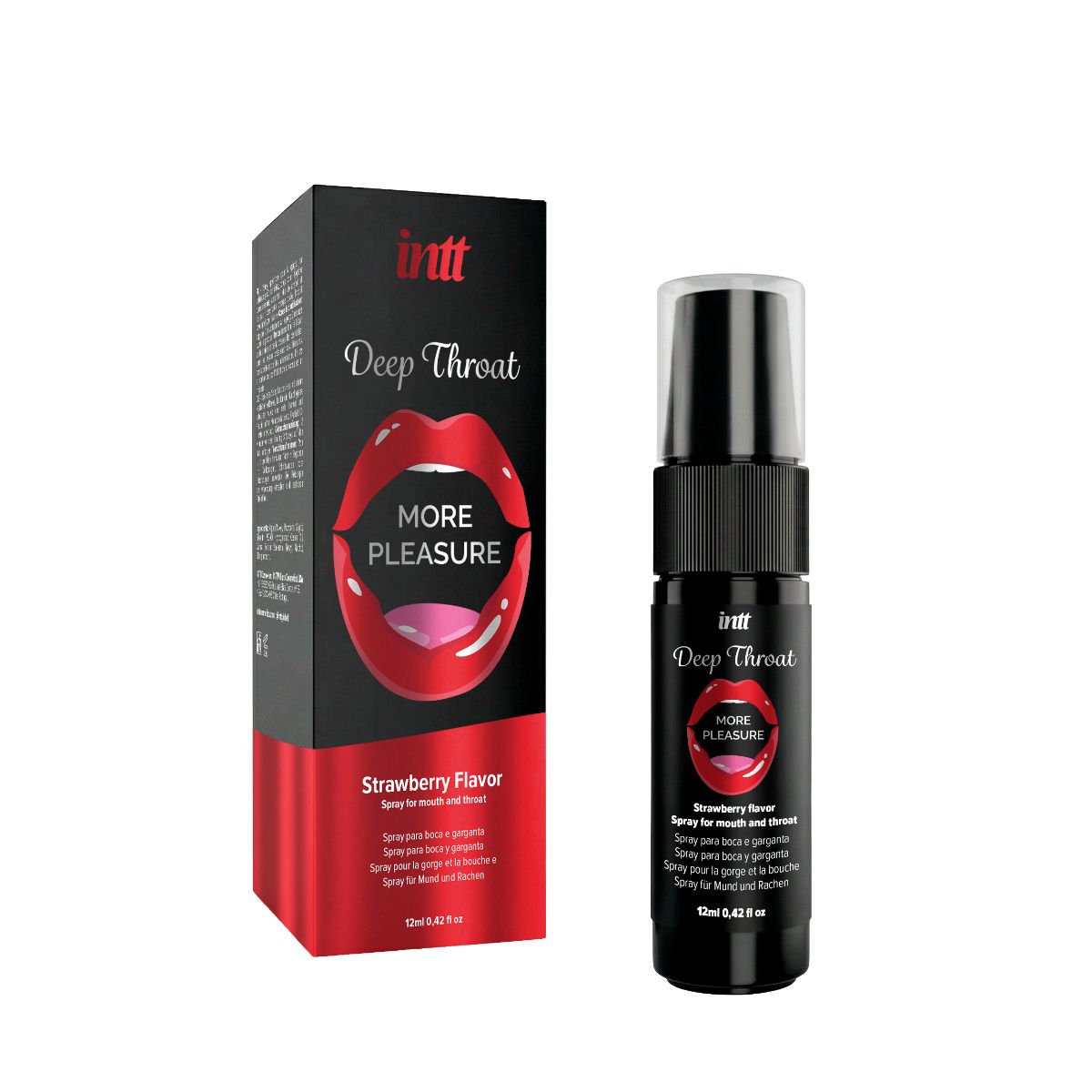 INTT - Spray Deep Throat Strawberry - 12 ml - Loveangels