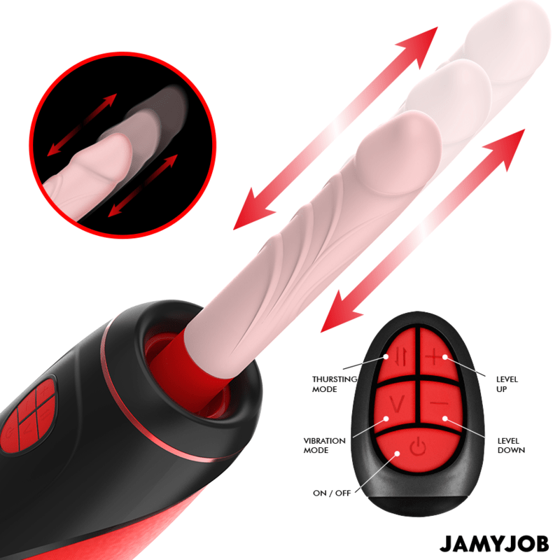 JamyJob Pyston Remote Control Thrusting Machine - Loveangels