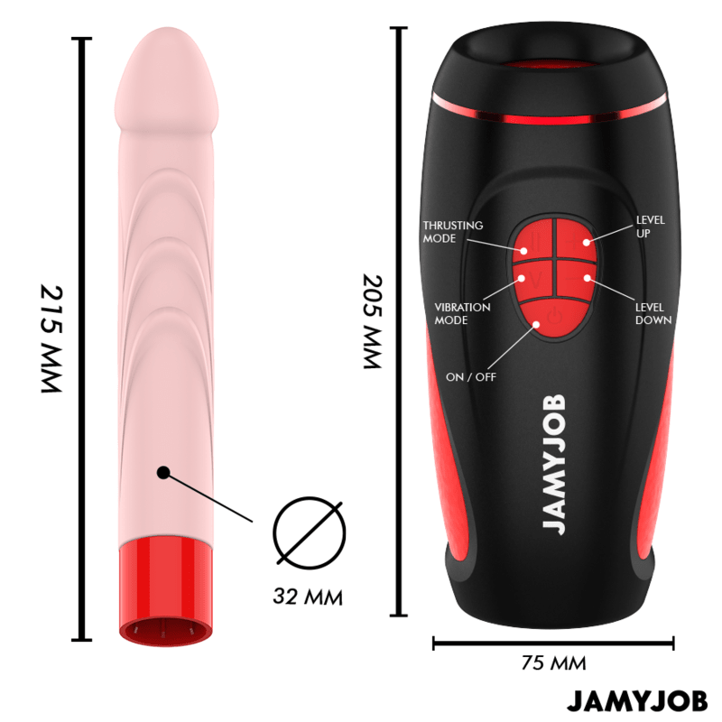 JamyJob Pyston Remote Control Thrusting Machine - Loveangels