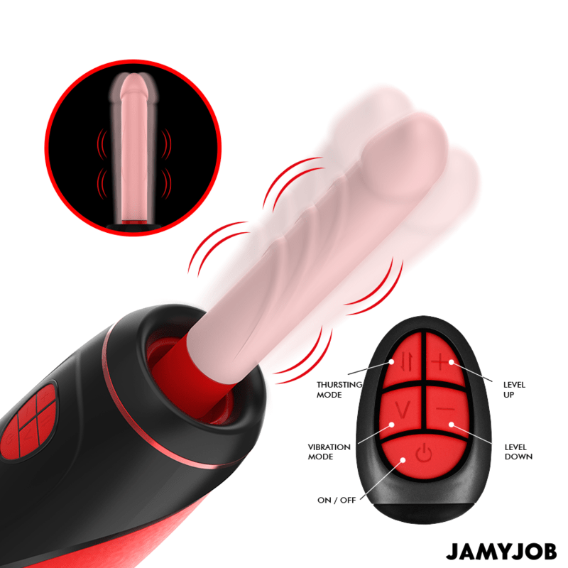 JamyJob Pyston Remote Control Thrusting Machine - Loveangels