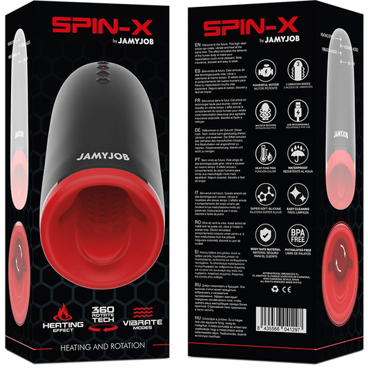 JamyJob Spin - X Masturbator With Heating And Rotation - Loveangels