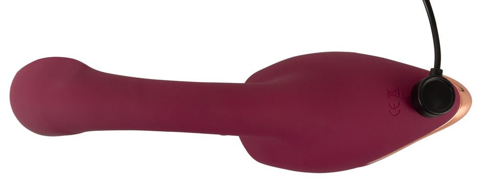 Javida 2 Function Vibrator With Moving Tongues - Loveangels