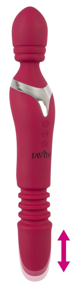 Javida Dual Ended Thrusting Wand With Heat - Loveangels