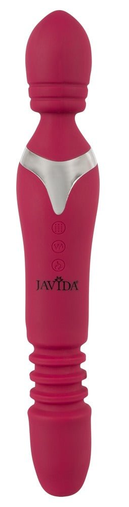 Javida Dual Ended Thrusting Wand With Heat - Loveangels