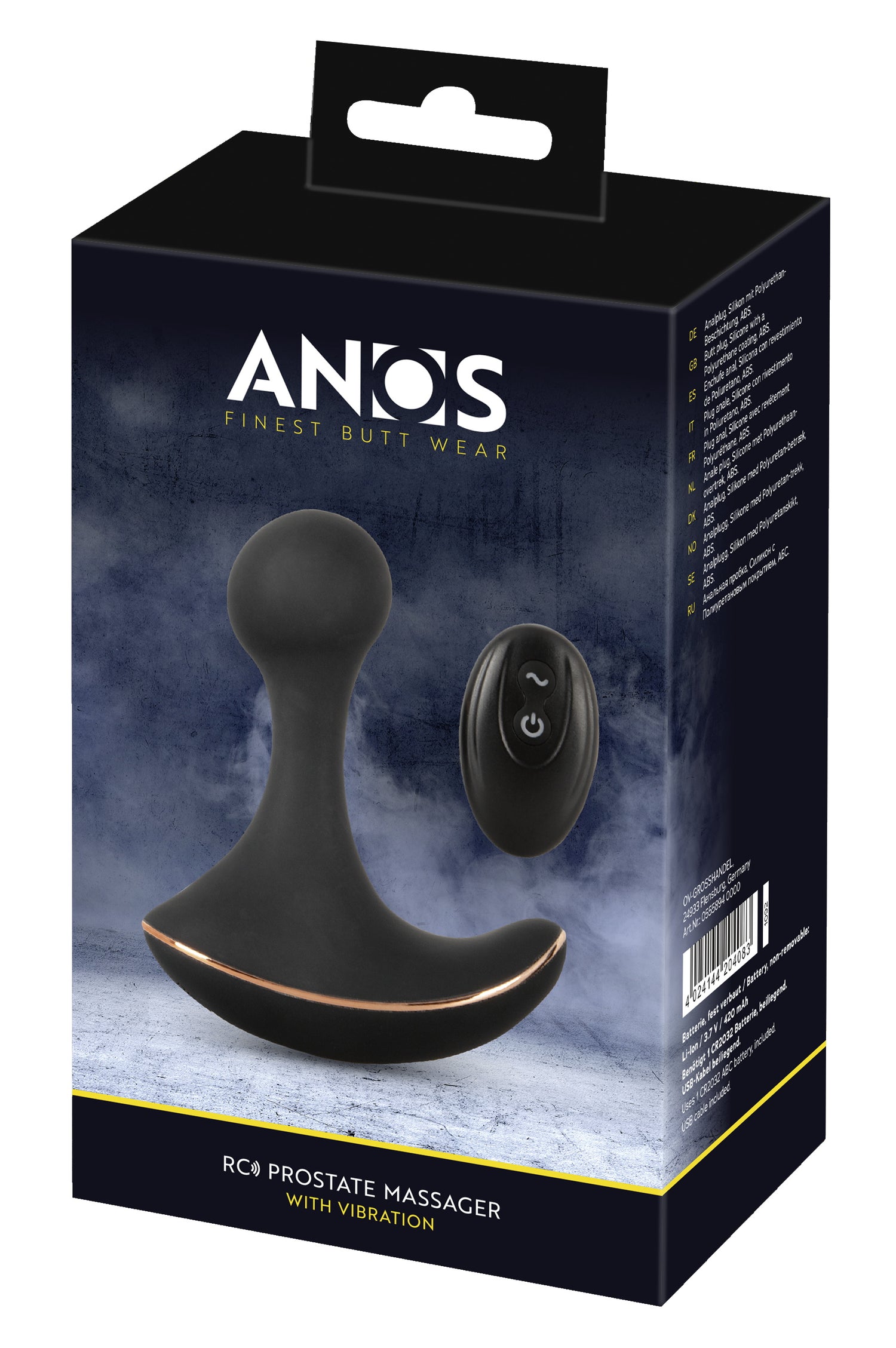 Anos Remote Control Prostate Massager with Vibration