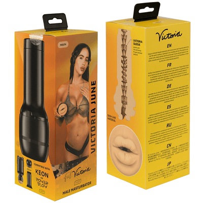 Kiiroo Feel Stroker Victoria June Boca - Mouth - Loveangels