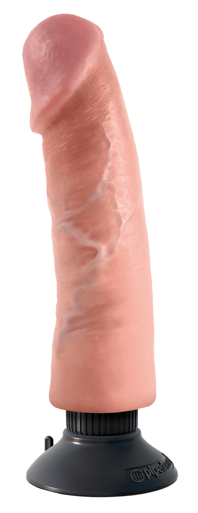 King Cock 9 Inch Vibrating Cock Light - Loveangels