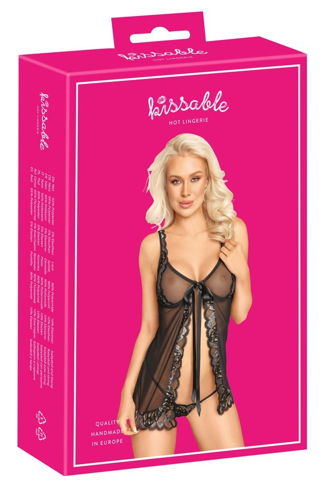 Kissable Babydoll Set With Thong S/M - Loveangels