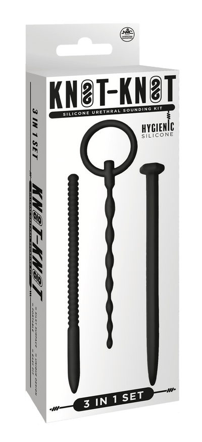 Knot Knot Silicone Urethral Sounding Kit - Loveangels