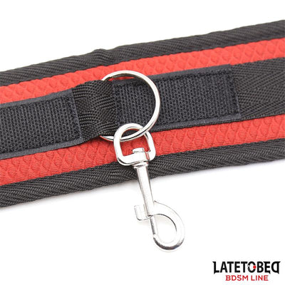 Late To Bed Bed Bondage Kit With Blindfold - Loveangels