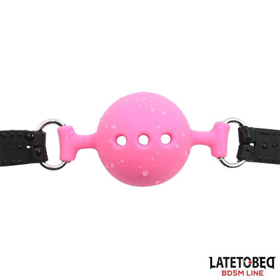 Late To Bed Full Silicone Ball Gag - Loveangels
