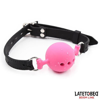 Late To Bed Full Silicone Ball Gag - Loveangels