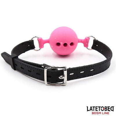 Late To Bed Full Silicone Ball Gag - Loveangels