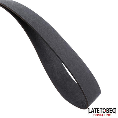 Late To Bed PU Paddle With Wooden Handle - Loveangels