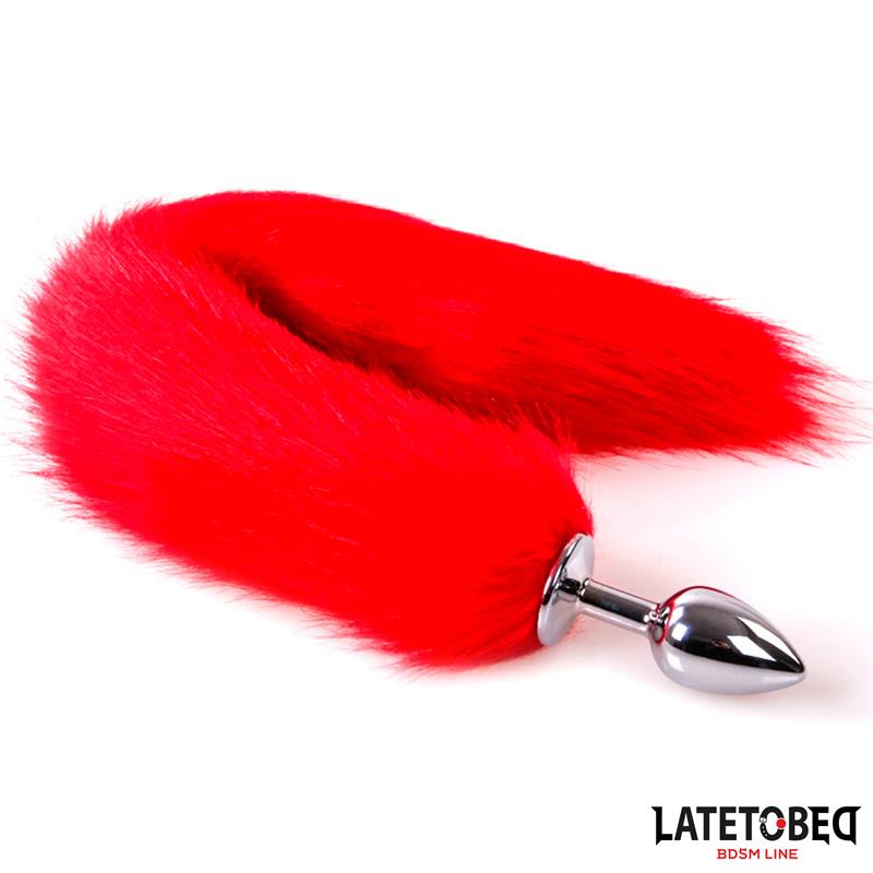 Latetobed Anal Plug With Red Tail - Loveangels