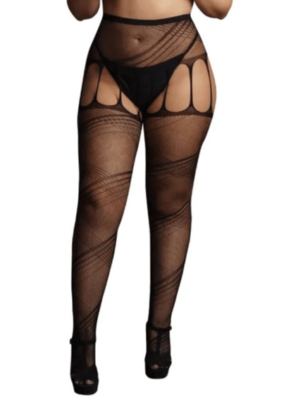 Le Désir Crotchless Cut - Out Pantyhose - Loveangels
