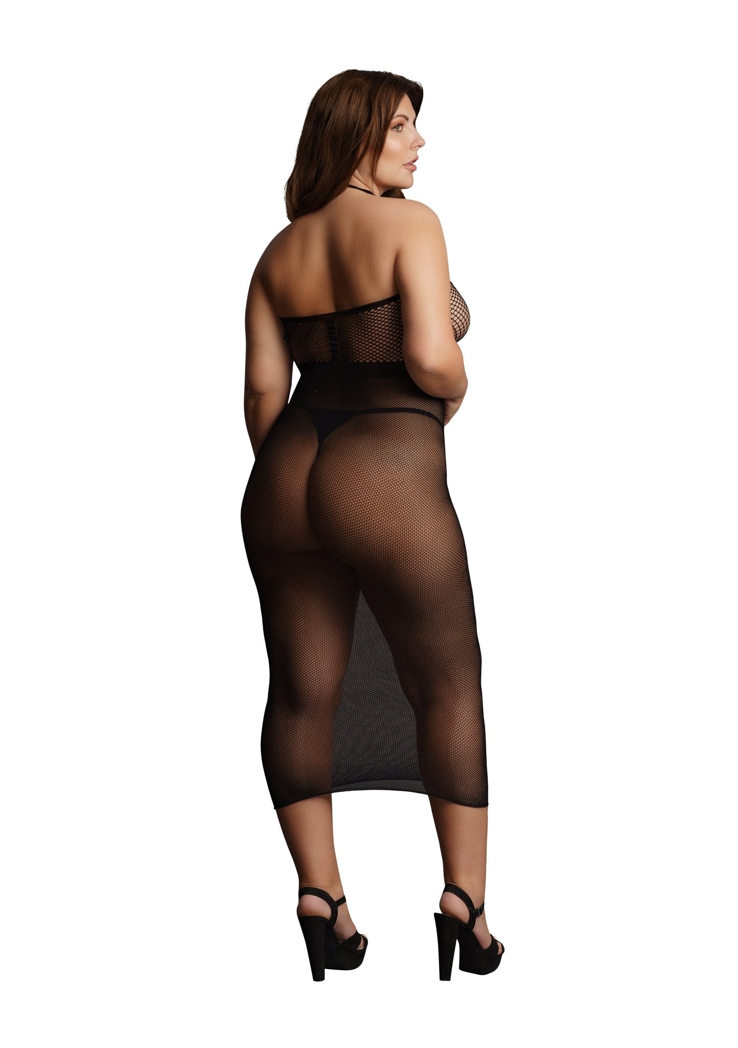 Le Désir - High Neck Dress - Plus Size - Loveangels