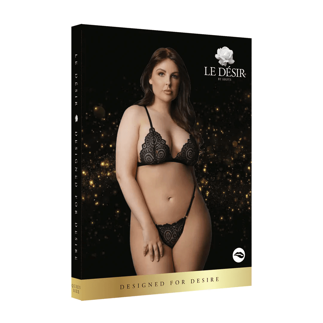 Le Desir Magic Lace Velvet Lingerie - Plus Size - Loveangels