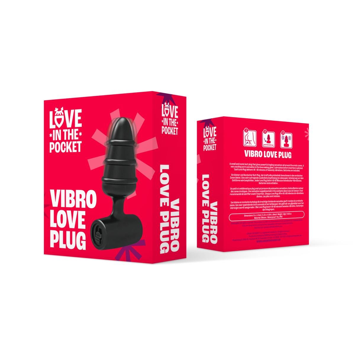 Love In The Pocket - Vibro Love Plug - Loveangels