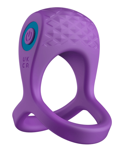 Love Signal Bold Embrace Vibrating Cock Ring With Ball Strap - Loveangels